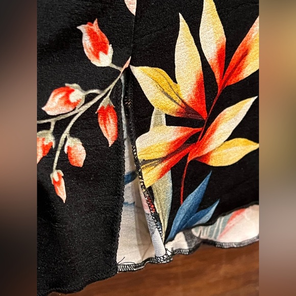 JOSTAR Women's Stretchy Tunic Top Quarter Sleeve Print Size XL Floral Print - Picture 12 of 13